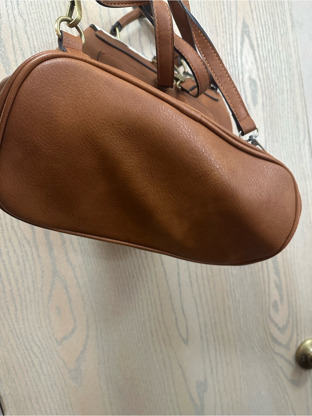 Jen & Co Brooks Convertible Cow Print Faux Leather Backpack - Picture 8 of 12